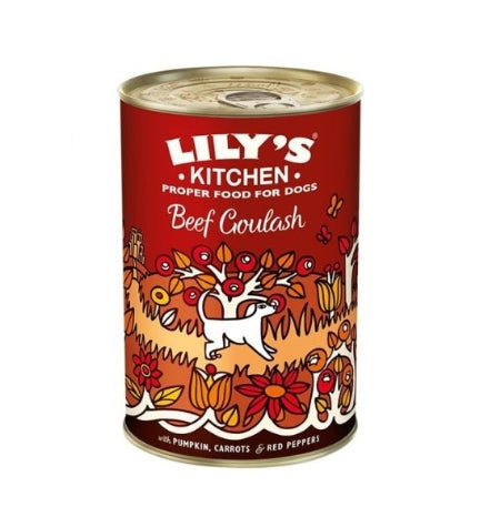[101772-1] Lily's Kitchen Dog Beef Goulash Dog Wet Food - 400G