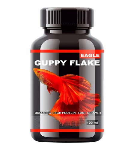 [8904218172134] Horizon Eagle Guppy Flakes 100ml