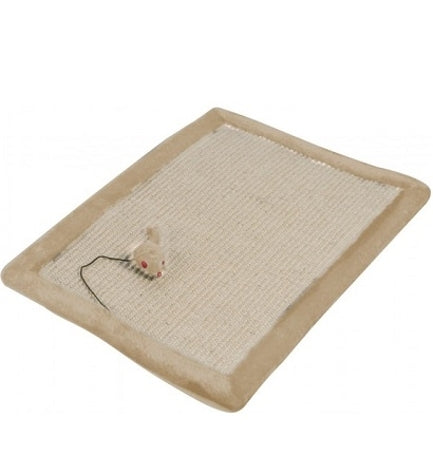 [201922-1] ebi Comfort Scratching Mat Sandy Cat Toy - 50X32CM