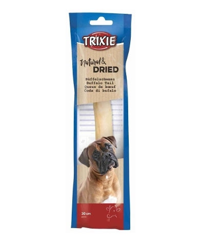 [100995-1] Trixie Buffalo Tail Dental Dog Treats - 30CM