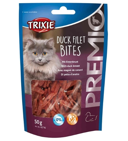 [101049-1] Trixie Premio Duck Filet Bites Cat Treats - 50G