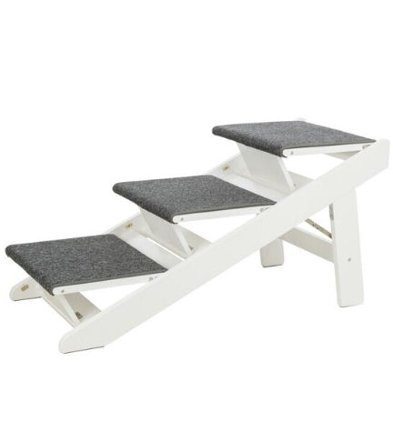 [205766-1] Trixie MDF Ramp Folding Steps for Dogs - WHITE/44X46X106CM