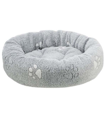 [204422-1] Trixie Nando Round Dog Bed - LIGHT GREY/50X40CM