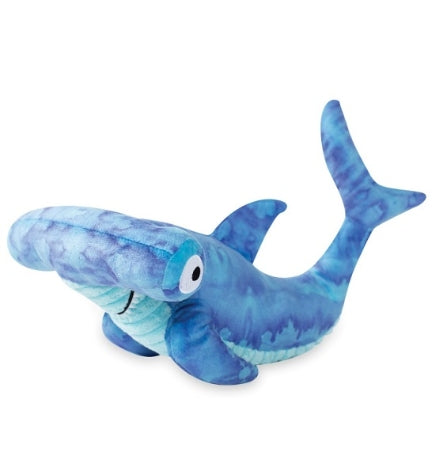 [205704-1] Petshop by Fringe Studio Nailed It Plush Dog Toy BLUE 20X22CM