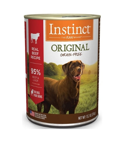 [102629-1] Instinct Original Real Beef Recipe Wet Dog Food - 13.2oz