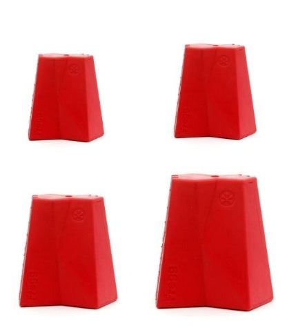 [205489-2] Frogg The Brick Dog Toy - RED/10X6X9CM