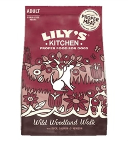 [101152-2] Lily's Kitchen Venison & Duck Grain Free Adult Dry Dog Food - 7KG