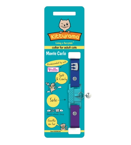 [205133-1] Kittyrama Monte Carlo Cat Collar 19.5CM - 26.5CM