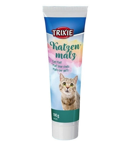 [201180-1] Trixie Cat Malt Paste for Hairball Support for Cats 100g