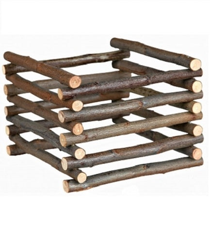 [201366-1] Trixie Wooden Hay Manger for Small Pets 15x11x15cm