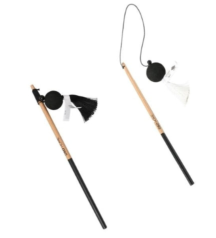 [205376-1] D&D Home Teddy Cat Rod - BLACK/4CM