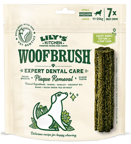 [101164-4] Lily's Kitchen Woofbrush Dental Dog Chews Bulk Pack - MINI