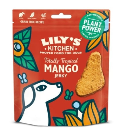 [102805-1] Lily's Kitchen Totally Tropical Mango Jerky Dog Treats - 70G
