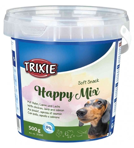 [101013-1] Trixie Soft Snack Happy Mix Dog Treats - 500G