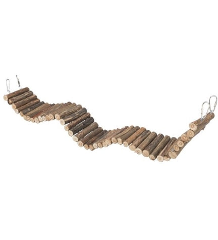 [205782-1] Trixie Suspension Bridge Willow for Birds BROWN 61X8CM