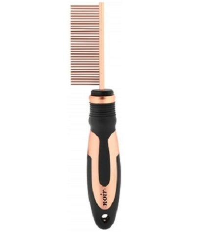 [201813-1] ebi Noir Detangling Comb Fine for Dogs & Cats 