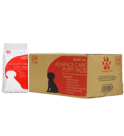 [205727-1] Thunder Paws AdvanceCare Puppy Pads Box (240pads) 60X60CM