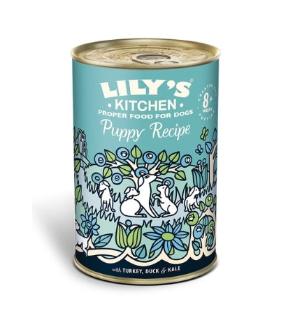 [102370-1] Lily's Kitchen Turkey & Duck Recipe Puppy Food - 400G