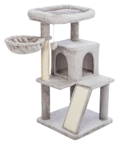 [205658-1] Trixie Junior Pepito Scratching Post for Cats - GREY/48X48X98CM