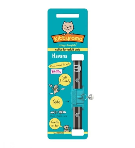 [205129-1] Kittyrama Havana Cat Collar 19.5CM - 26.5CM