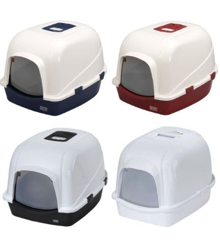 [201962-4] ebi Cat Toilet Eclipse 60 Litter Box for Cats - NAVY/43X56X40CM