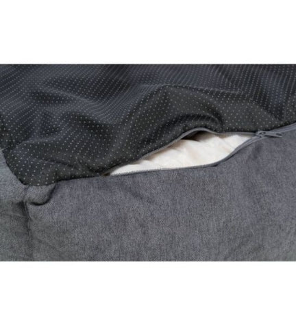 [205464-1] Trixie Liano Square Dog Bed - GREY/100X80CM