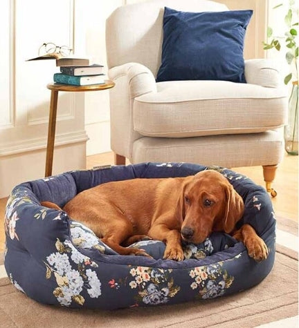 [206004-3] Danish Design Laura Ashley Rosemore Deluxe Slumber Dog Bed - 76CM