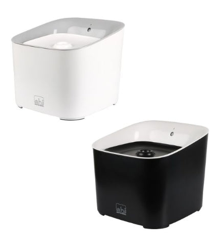 [205953-1] ebi Manoa Drinking Fountain for Dogs - BLACK/20X20X18CM