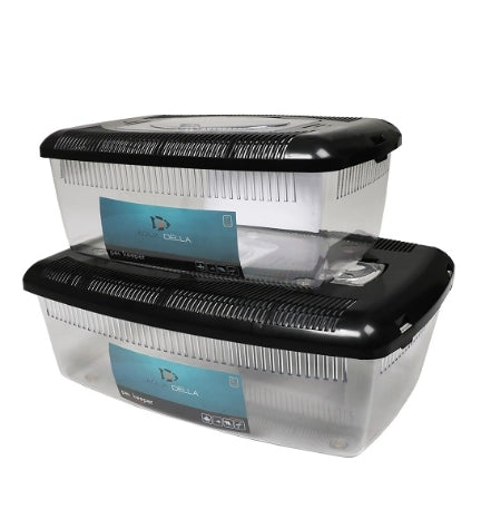 [205937-1] Aqua D'Ella Pet Keeper Low Rim Box BLACK 39X25X16CM