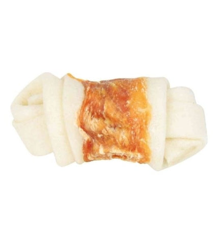 [100997-1] Trixie Denta Fun Knotted Chicken Chewing Bones Dog Chews - 5CM