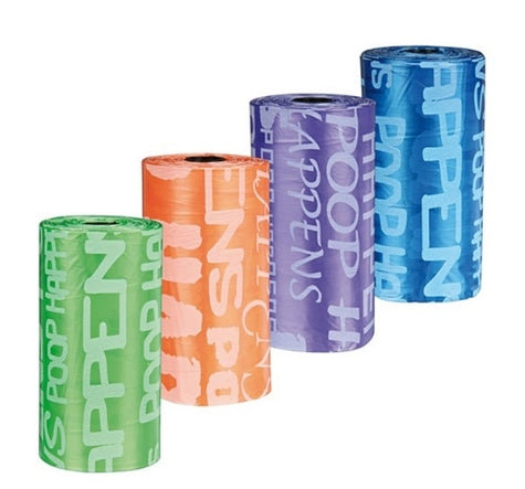 [200880-1] Trixie Medium Assorted Colours Dog Dirt Bags