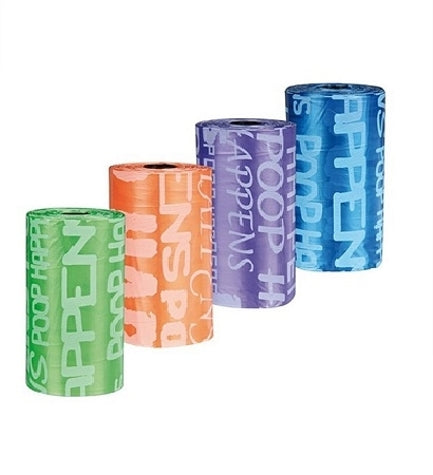 [200881-1] Trixie Medium Dog Dirt Bags with Print - 8X20PCS