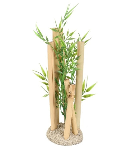 [407592-2] Aqua D'Ella Bamboo Aquarium Ornament - MEDIUM