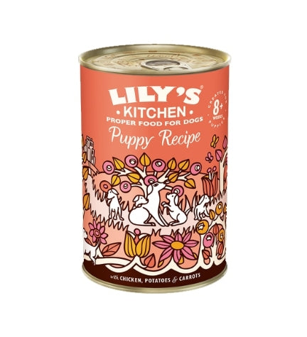 [102373-1] Lily's Kitchen Chicken Recipe Puppy Food - 400G