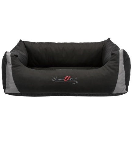 [201255-1] Trixie Samoa Vital Dog Bed - BLACK/80X65CM