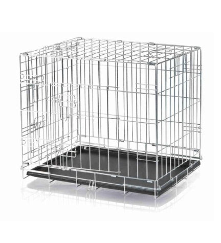 [200668-3] Trixie Galvanized 2 Door Wire Crate for Dogs & Cats 93x69x62cm