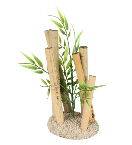 [407592-1] Aqua D'Ella Bamboo Aquarium Ornament - SMALL