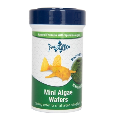 [101261-1] FishScience Mini Algae Wafers Fish Food - 100G