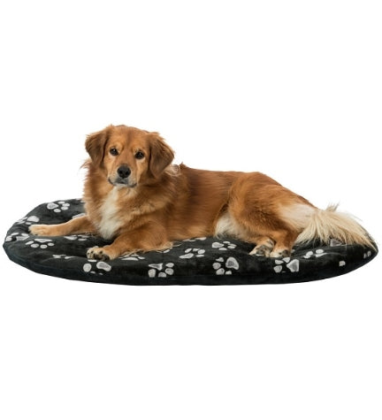 [204833-5] Trixie Jimmy Oval Cushion for Dogs - BLACK/77X50CM