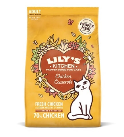 [101162-4] Lily's Kitchen Chicken Casserole Dry Food for Cats - 4KG