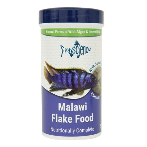 [101263-3] FishScience Malawi Flakes Fish Food - 200G