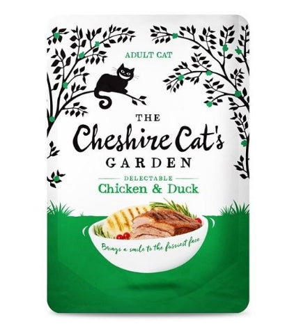 [102830-1] The Cheshire Cat's Garden Chicken & Duck Wet Cat Food - 85G