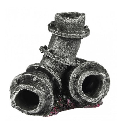 [400631-1] Aqua D'Ella Metal Tubing Ornament for Aquariums 11.2x7x10.7cm