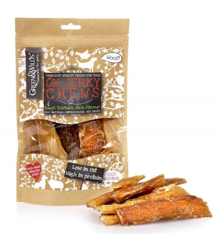 [101465-1] Green&Wilds Ox Jerky Dog Chews - 150G