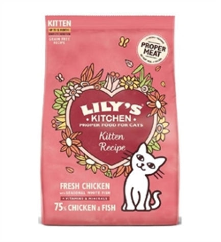 [101161-1] Lily's Kitchen Curious Kitten Complete Dry Food - 800G