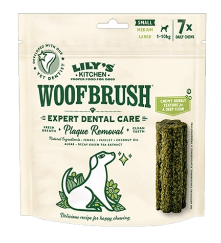[101164-3] Lily's Kitchen Woofbrush Dental Dog Chews Bulk Pack - SMALL
