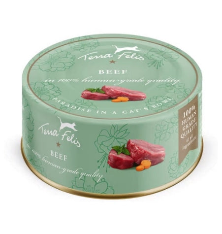 [102615-1] Terra Felis Beef Cat Wet Food - 80G