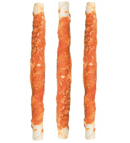 [100991-1] Trixie Denta Fun 3 Chicken Chewing Rolls Dog Chews - 140G