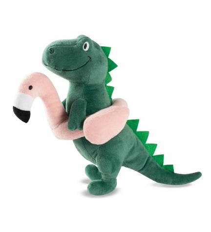 [204047-1] PetShop by Fringe Studio Pool Time Rex Pet Toy - GREEN/10X9.5"