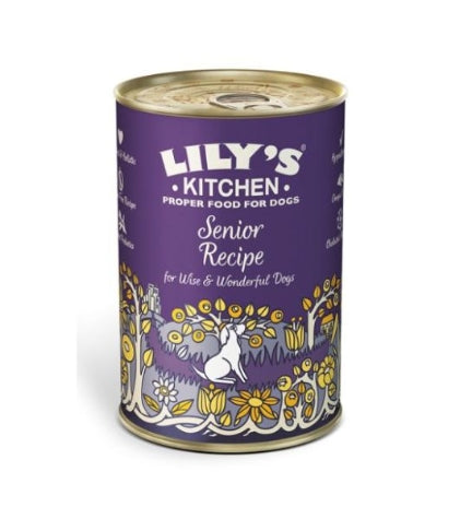[101180-1] Lily's Kitchen Senior Recipe Dog Wet Food - 400G